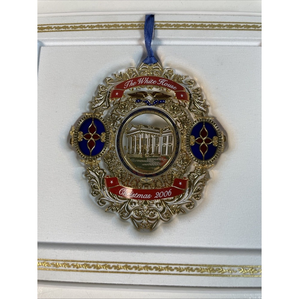 The White House Christmas Ornament 2006 In Original Box - Picture 3 of 7